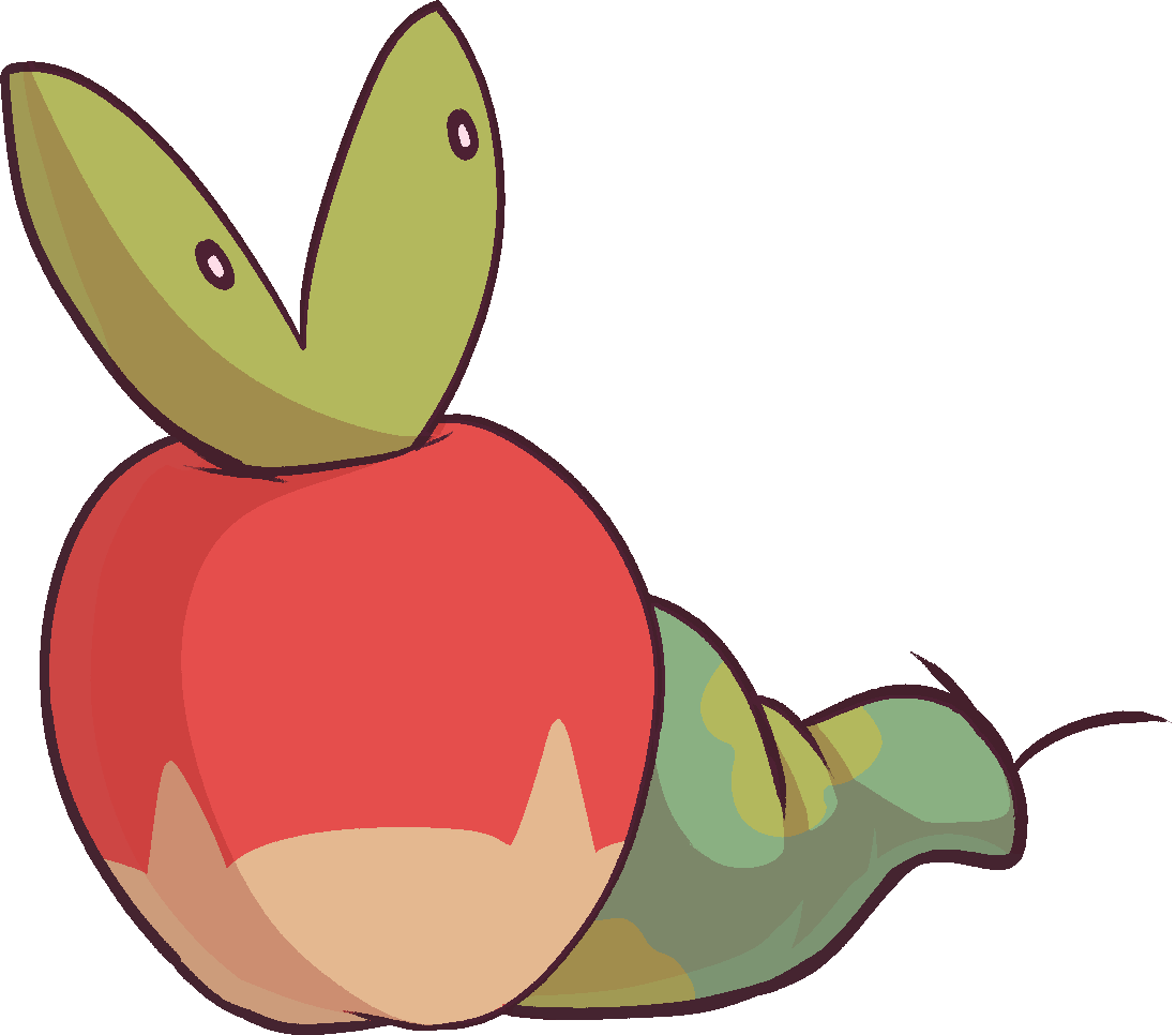 Applin Pokemon PNG Isolated HD