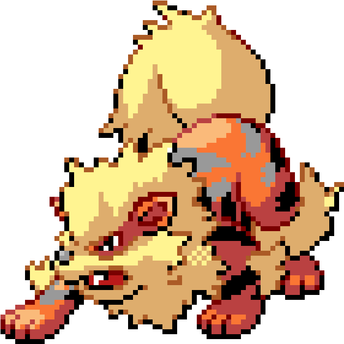 Arcanine Pokemon PNG Isolated Pic