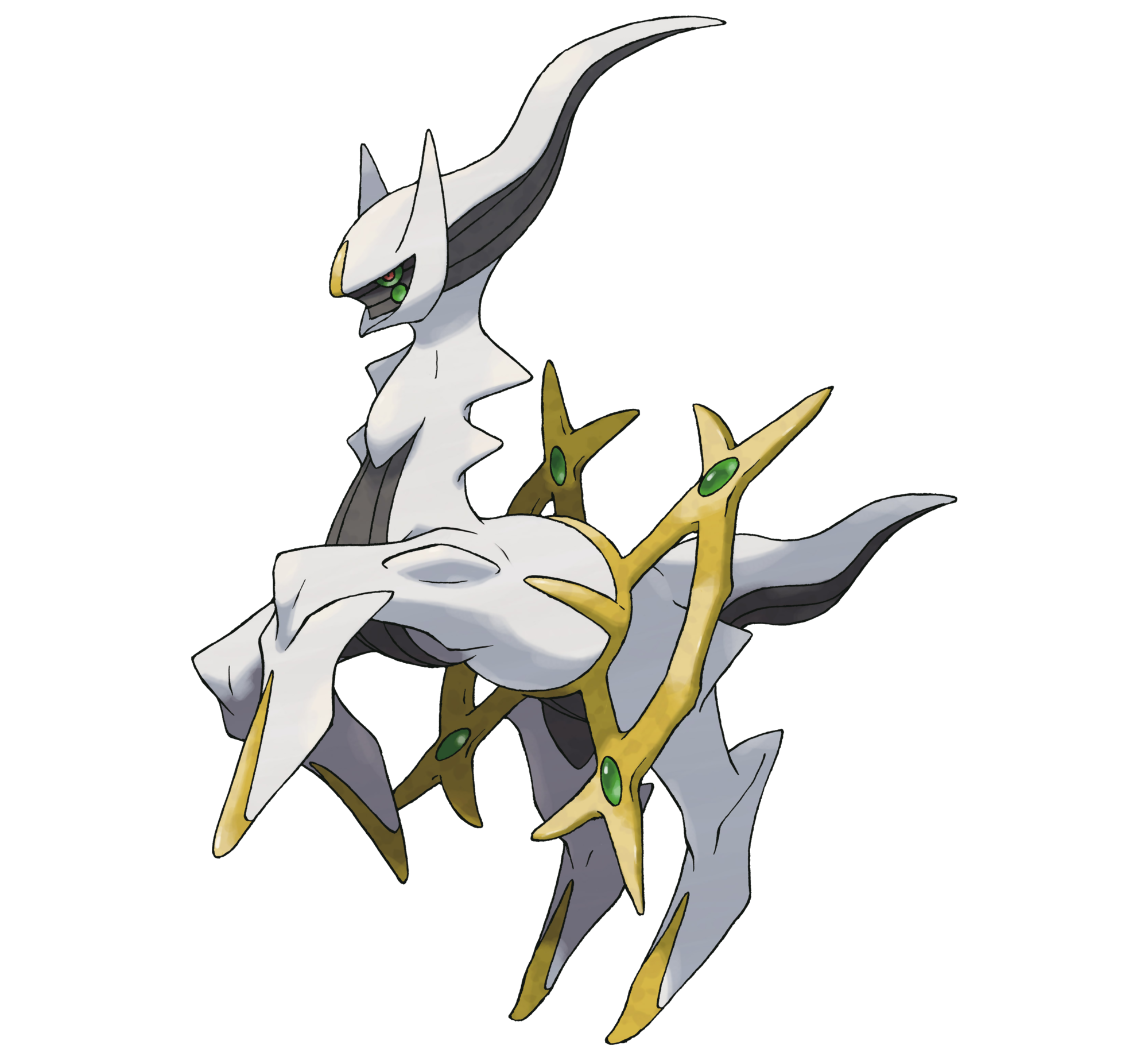Arceus Pokemon PNG Isolated Clipart