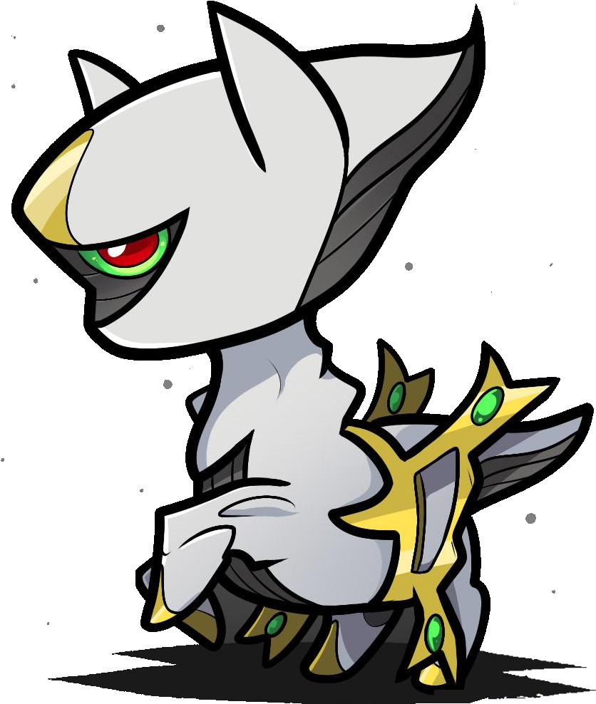 Arceus Pokemon PNG Isolated Picture