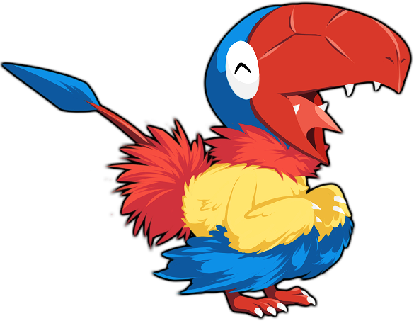 Archeops Pokemon Background Isolated PNG