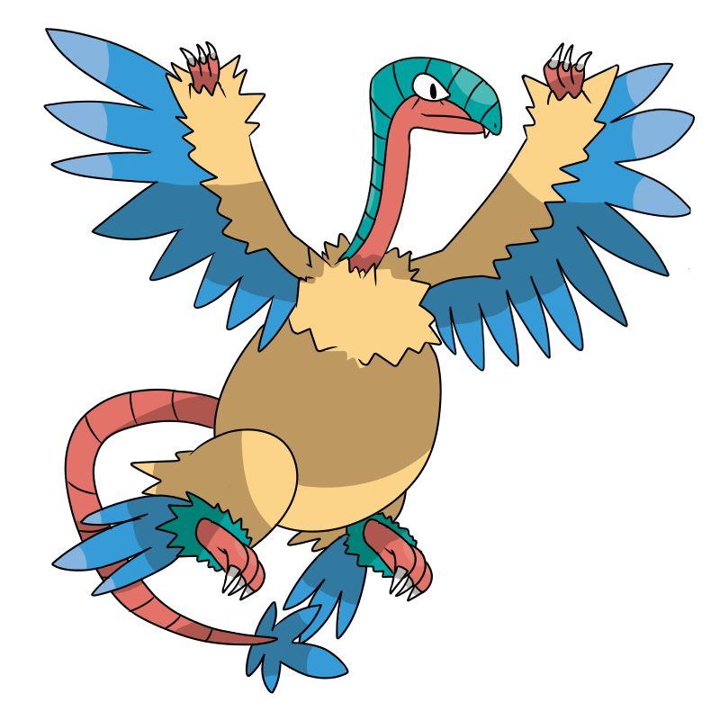 Archeops Pokemon PNG Isolated Photo
