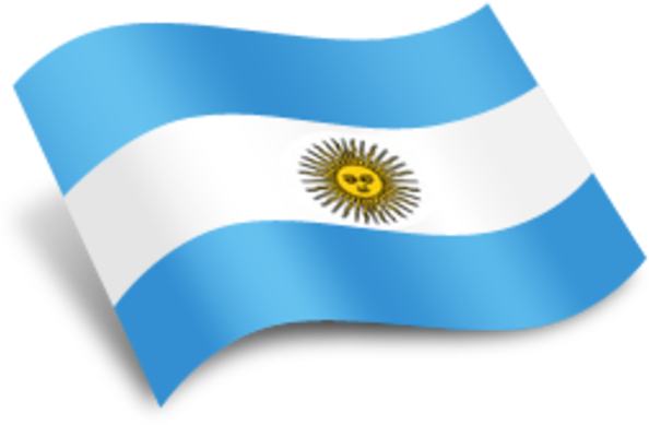 Argentina Flag PNG Isolated Image