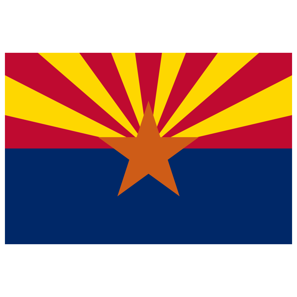 Arizona Flag PNG Isolated HD
