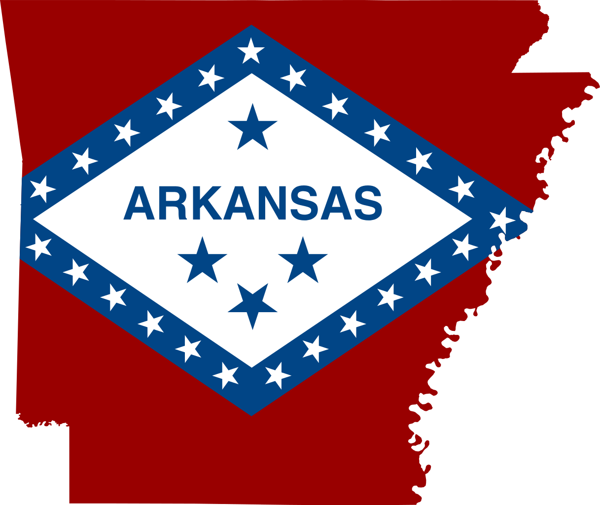 Arkansas Flag PNG Image