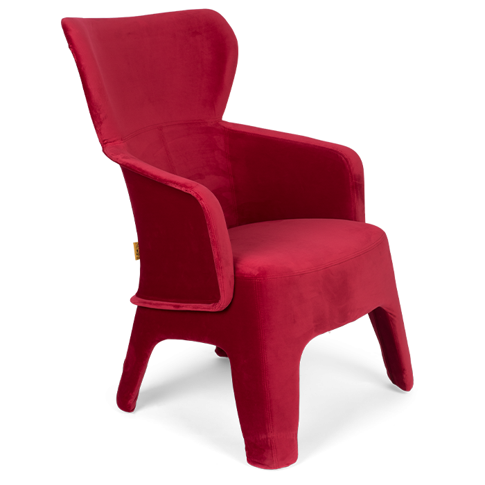 Armchair Red Modern PNG Picture