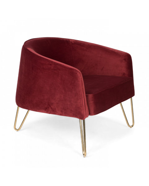 Armchair Red Royal PNG File