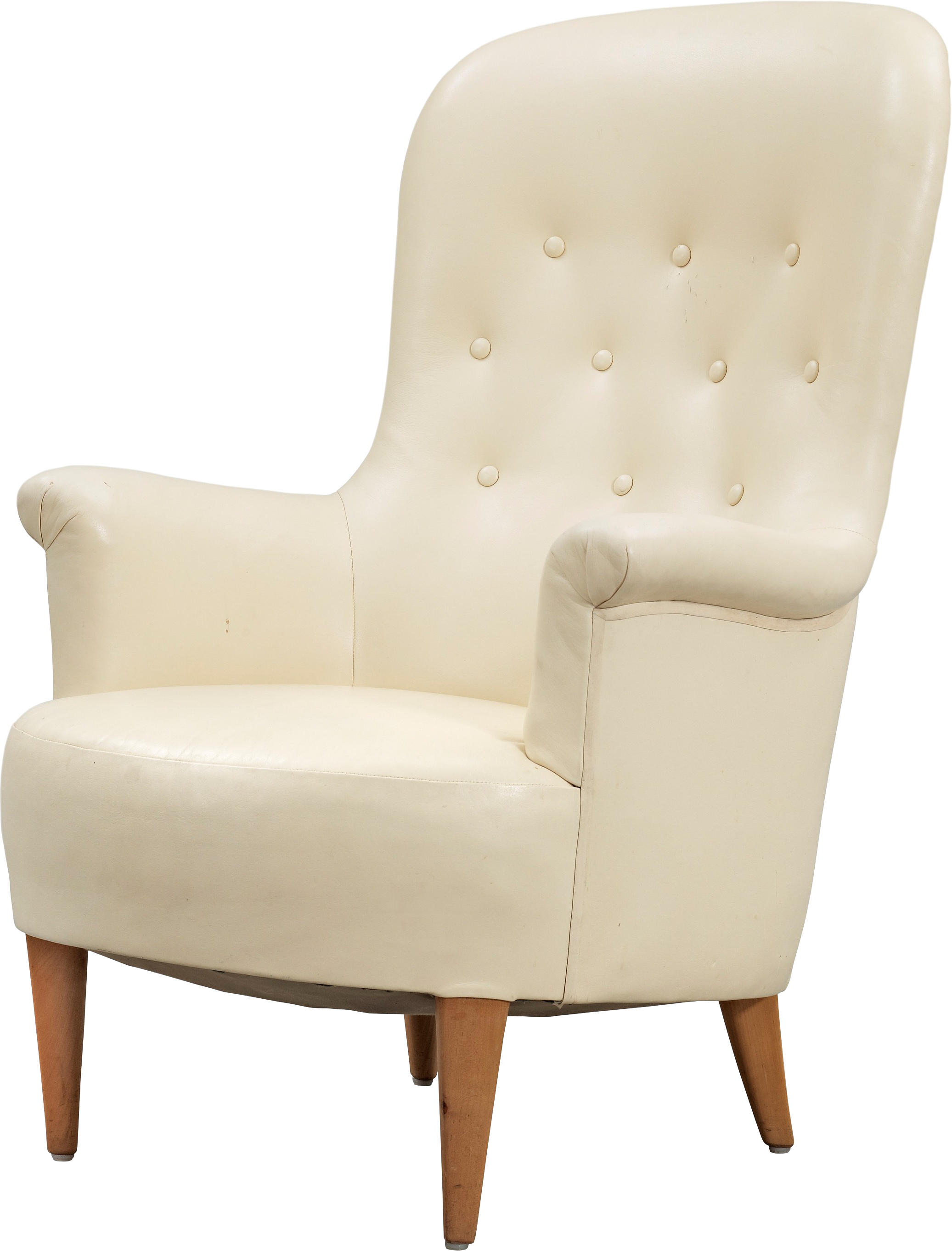 Armchair White Back PNG File