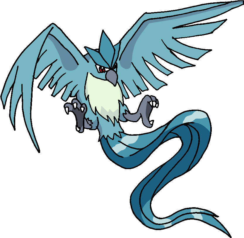 Articuno Pokemon Background Isolated PNG