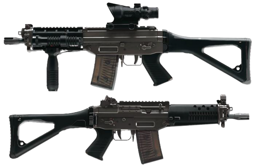 Assault Rifle PNG Background Image