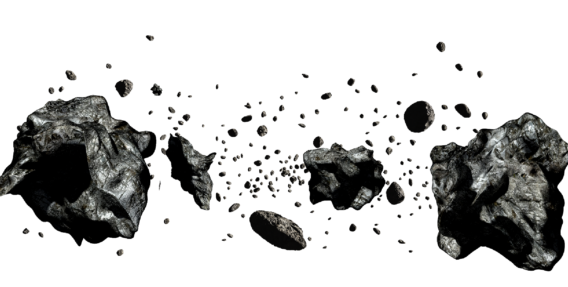 Asteroid PNG Isolated Photo