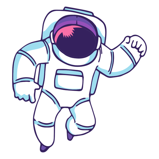 Astronaut Aesthetic Theme PNG Isolated Photo