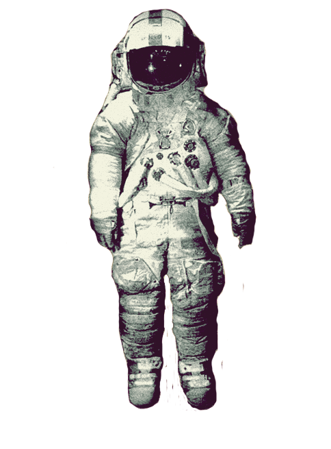 Astronaut Aesthetic Theme PNG Photo