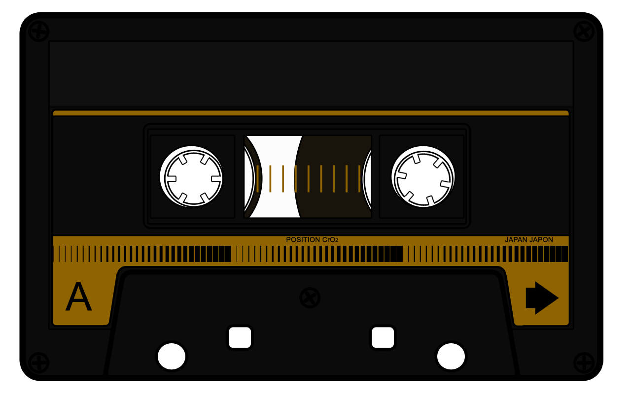 Audio Tape PNG Isolated Pic