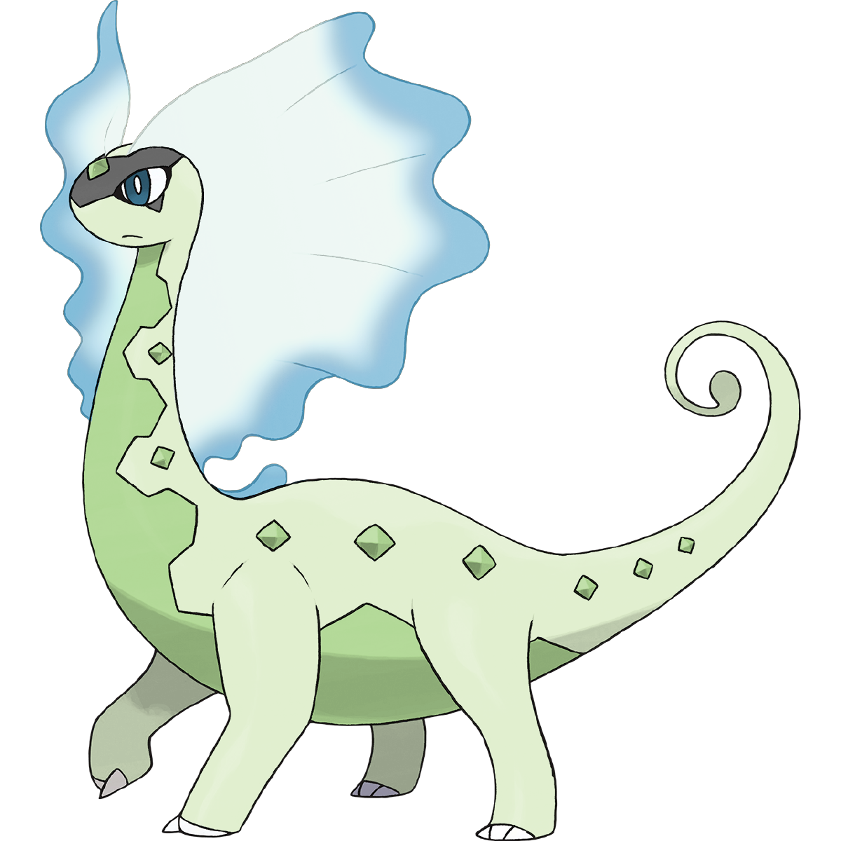 Aurorus Pokemon PNG Isolated Clipart