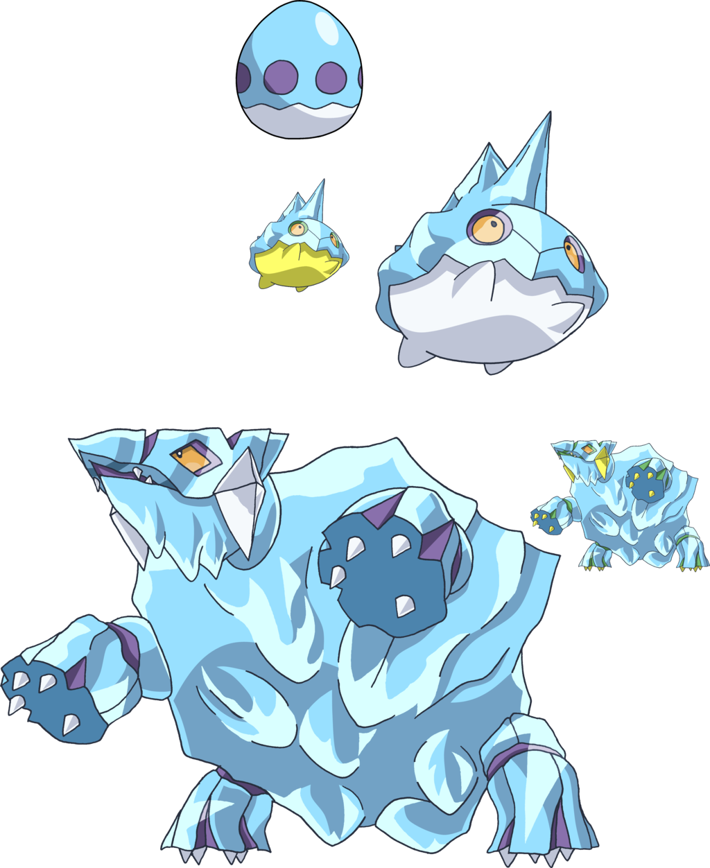 Avalugg Pokemon PNG Transparent