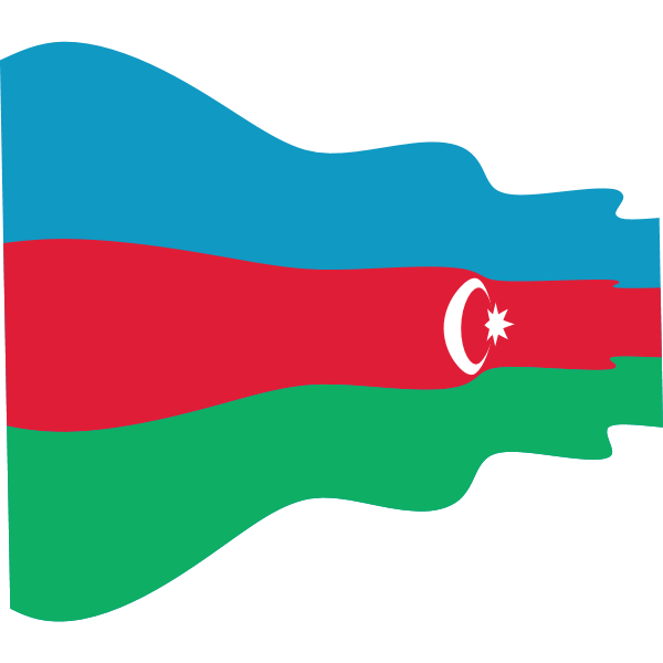 Azerbaijan Flag PNG HD Isolated