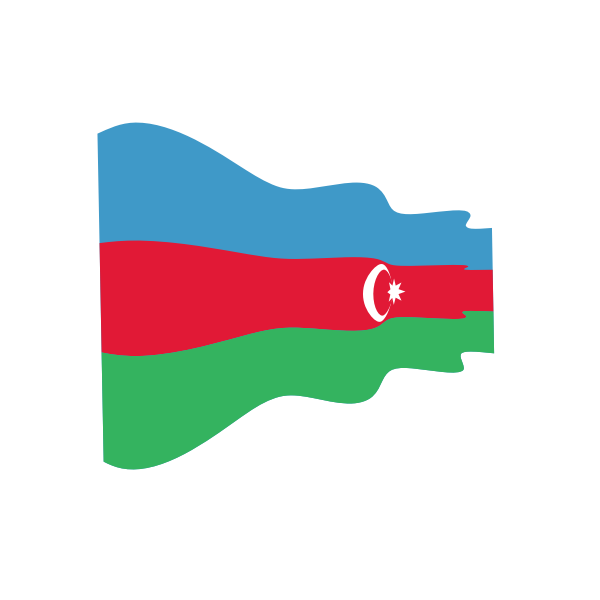 Azerbaijan Flag PNG Isolated Pic