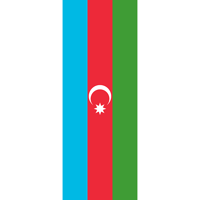 Azerbaijan Flag PNG Picture