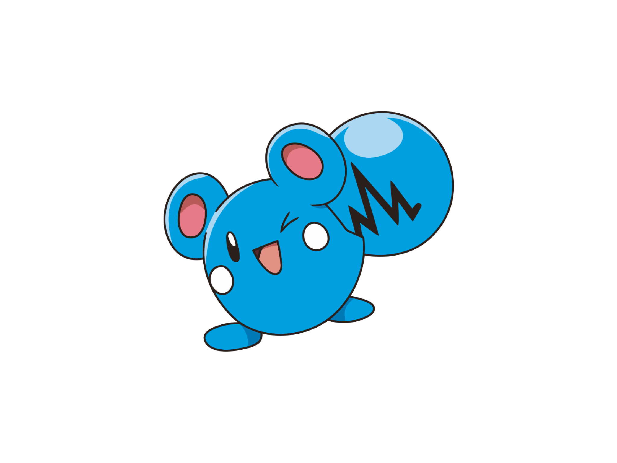 Azurill Pokemon PNG Isolated File
