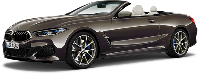 BMW 8 Series Convertible PNG Isolated HD