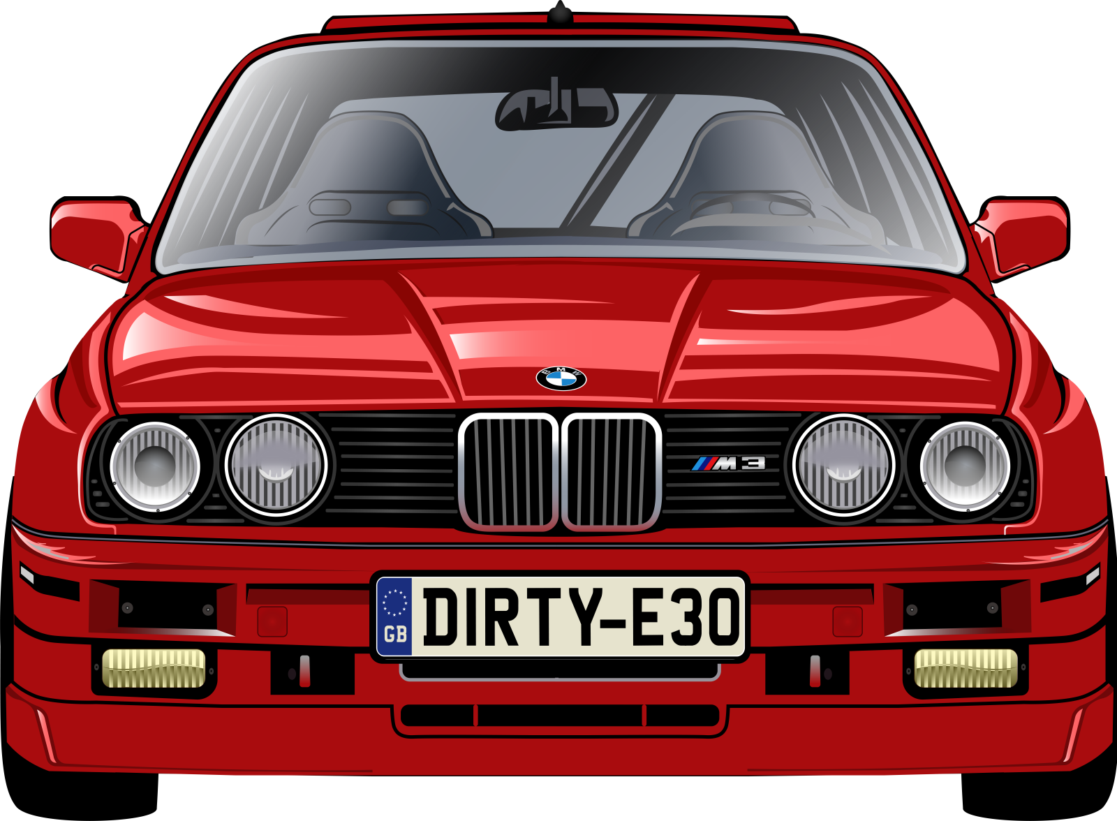 BMW E30 M3 PNG HD Isolated