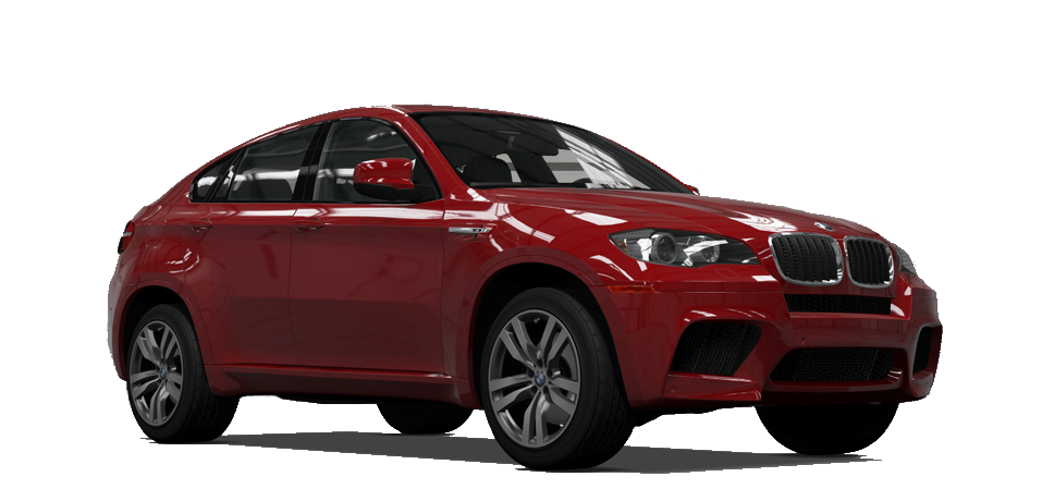 BMW X6 Red PNG Isolated HD