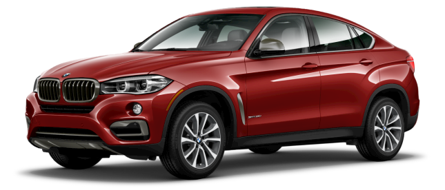 BMW X6 Red PNG Transparent