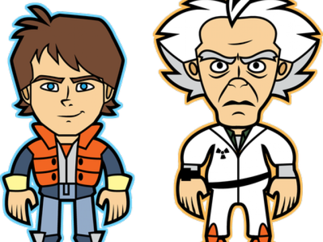 Back To The Future PNG Isolated Image
