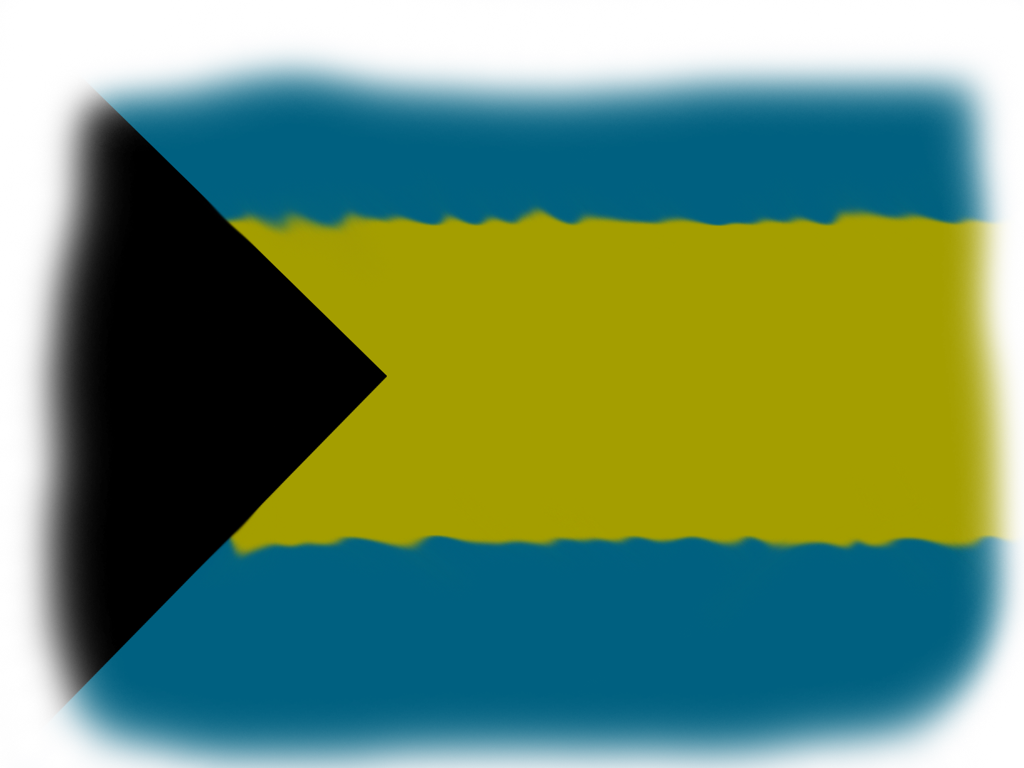 Bahamas Flag PNG Image