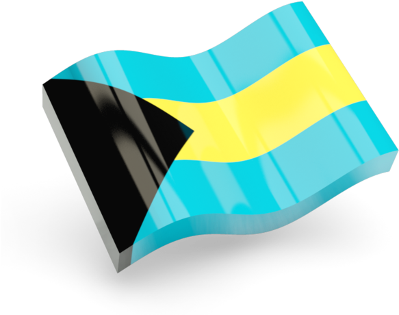 Bahamas Flag PNG Isolated File