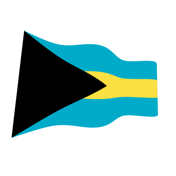 Bahamas Flag PNG Transparent