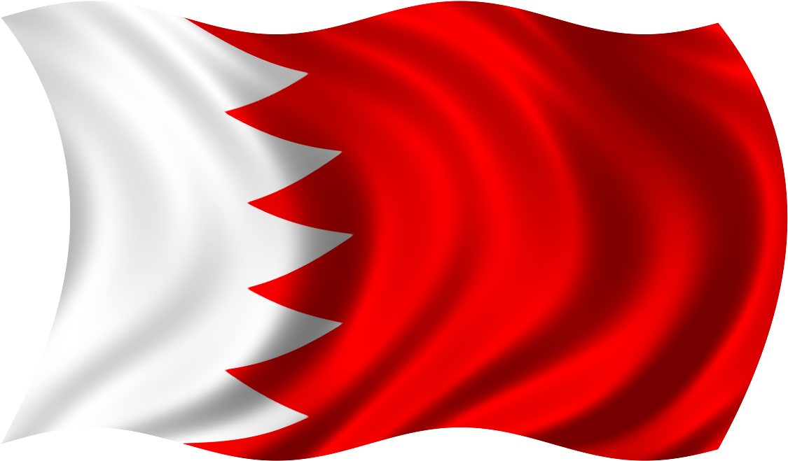 Bahrain Flag PNG HD
