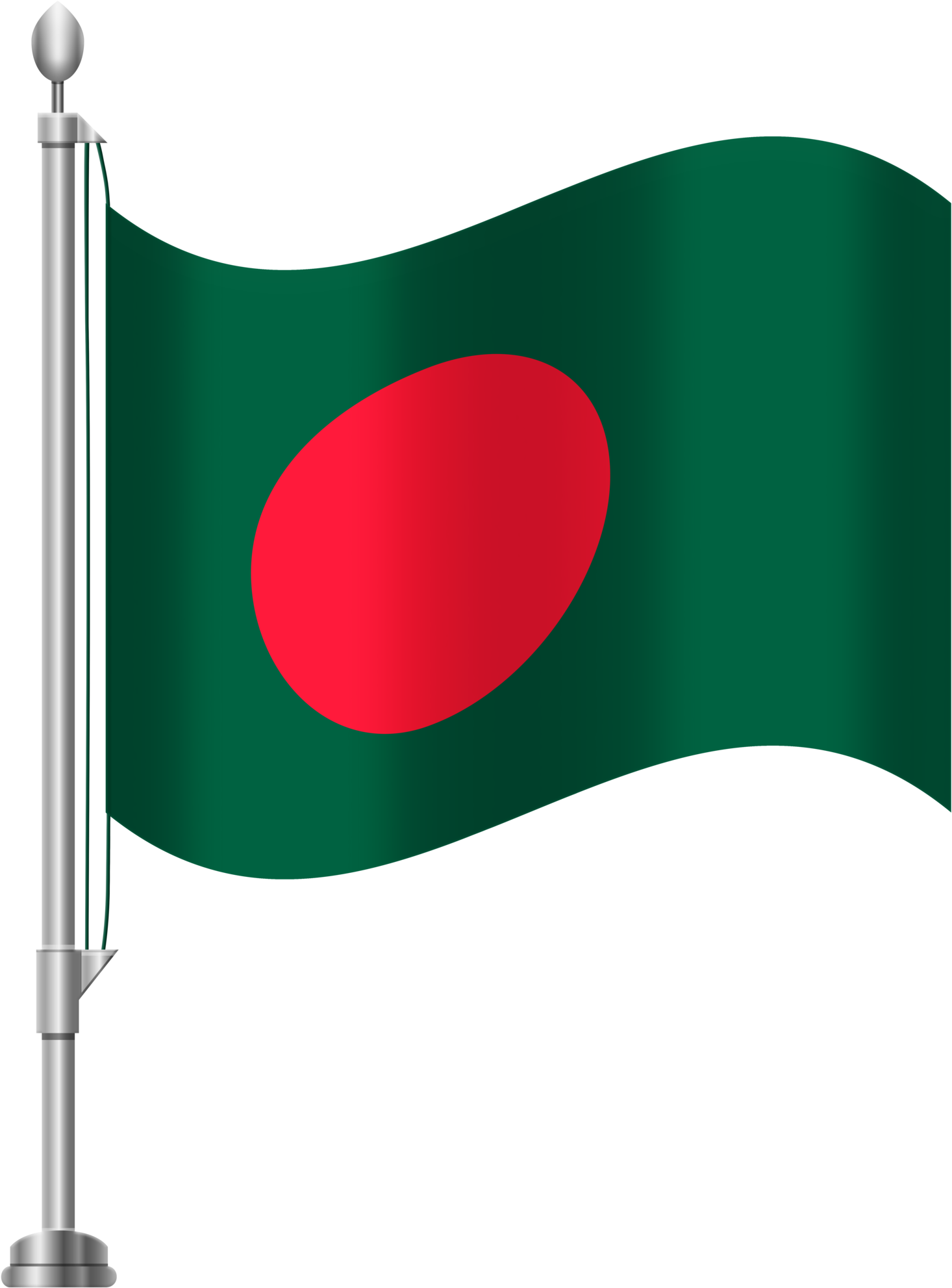Bangladesh Flag PNG Isolated Pic