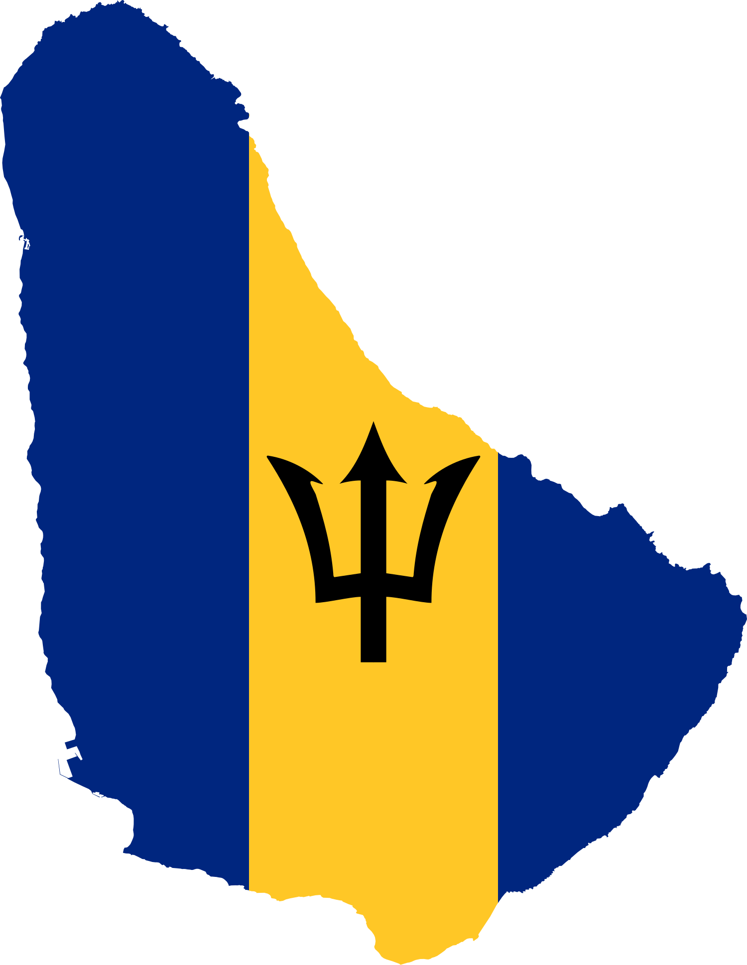 Barbados Flag PNG Clipart