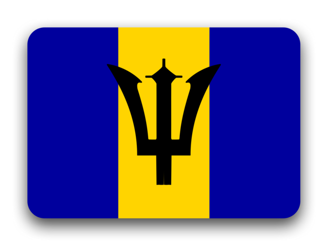 Barbados Flag PNG HD