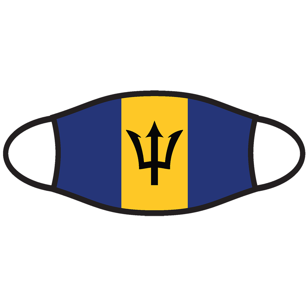 Barbados Flag Transparent PNG