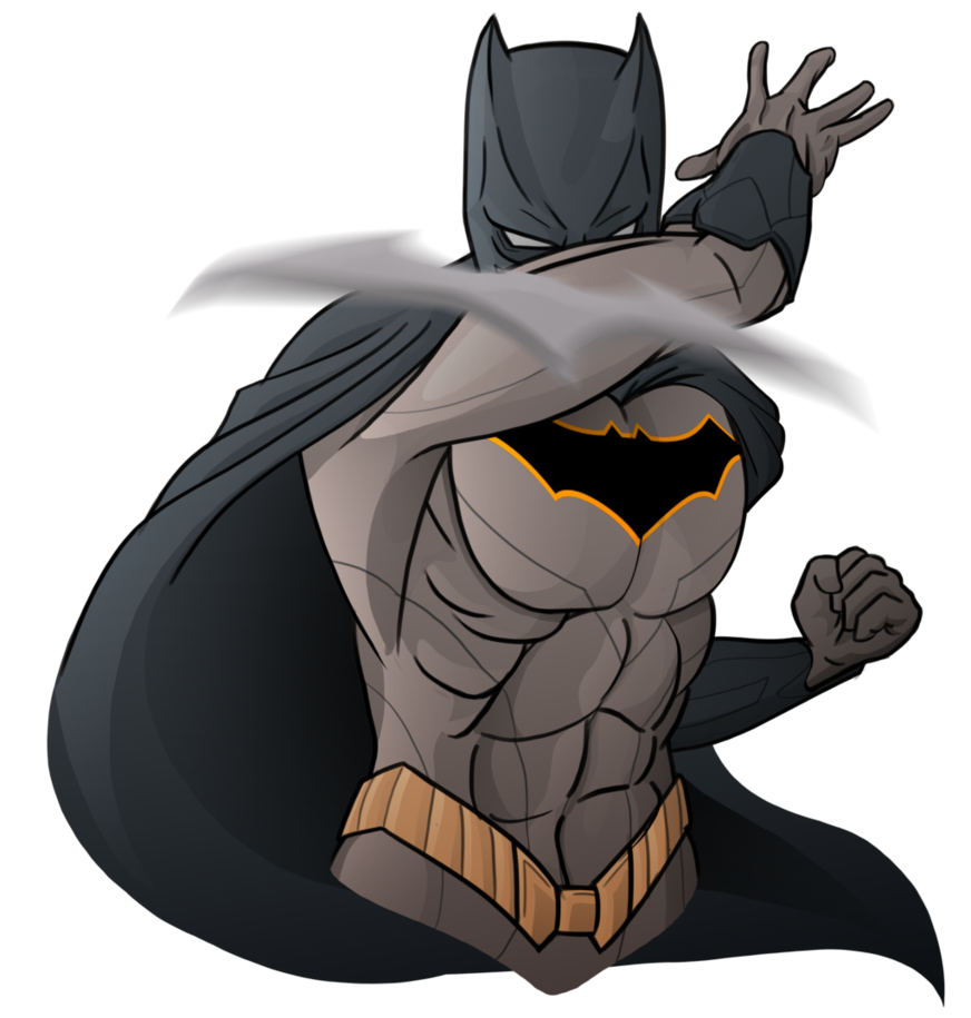 Batman Comic Book Outfit PNG Isolated Photo