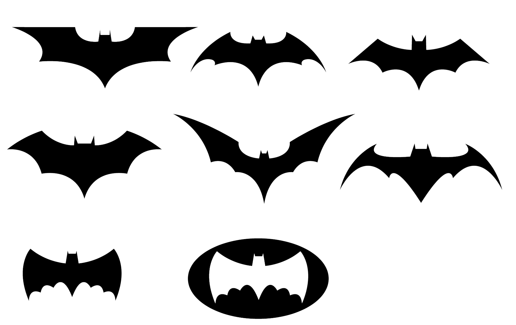 Batman Logos PNG HD Isolated