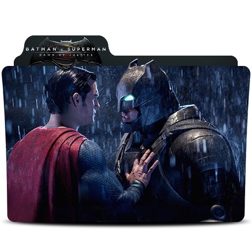 Batman V Superman PNG Isolated Clipart