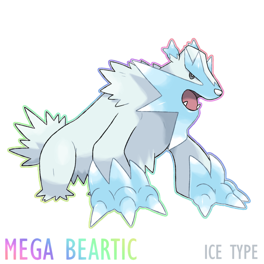 Beartic Pokemon PNG Isolated HD