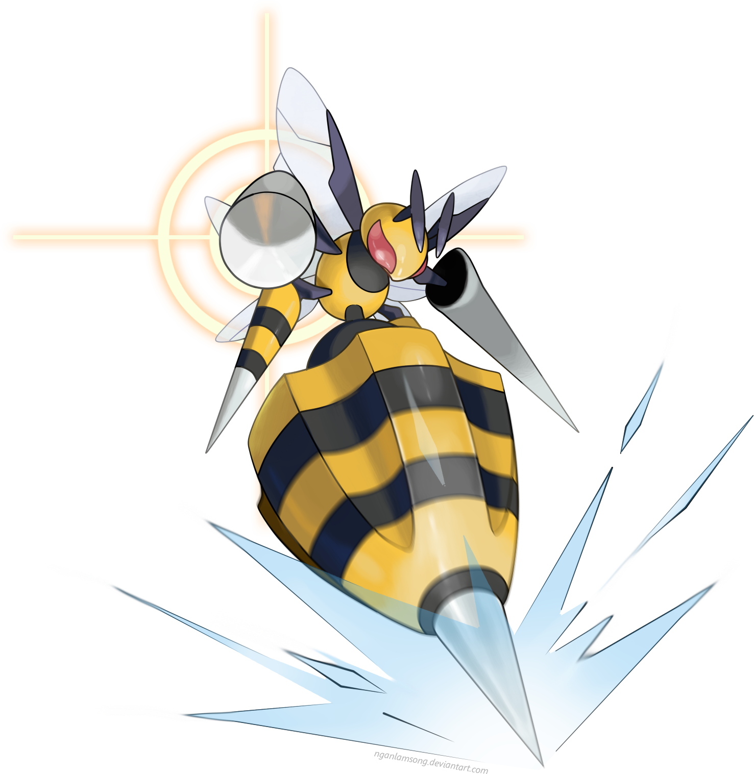 Beedrill Pokemon PNG Isolated Pic