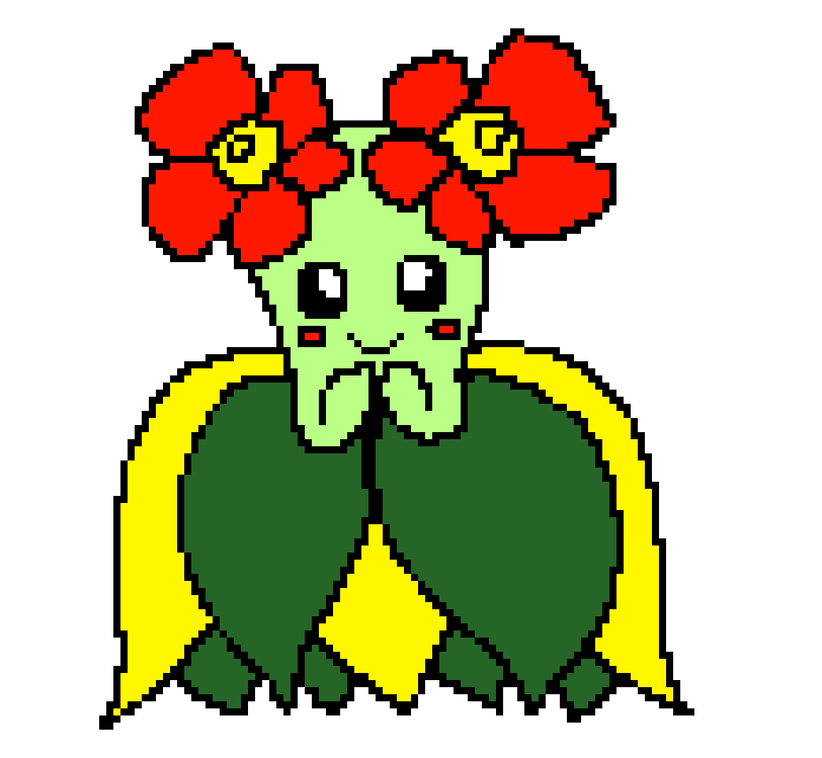 Bellossom Pokemon PNG Isolated Clipart