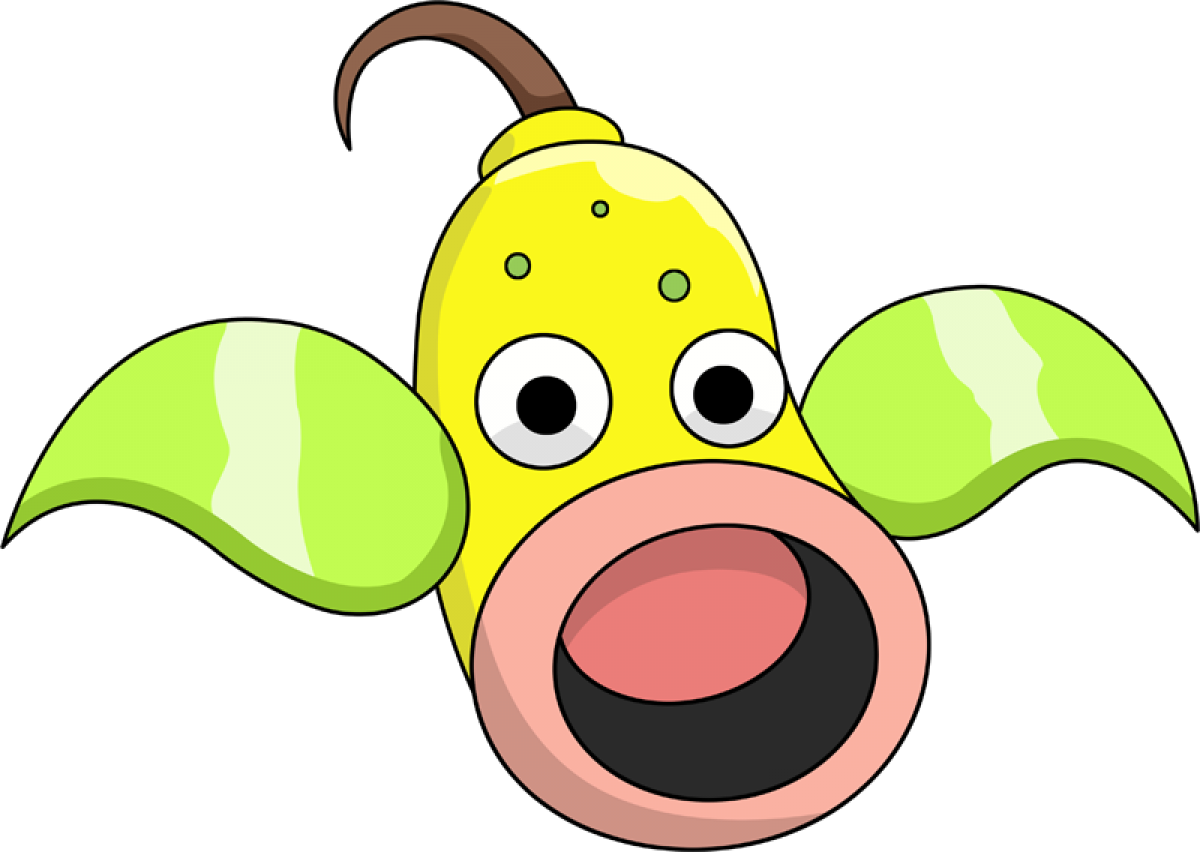 Bellsprout Pokemon PNG Isolated Image