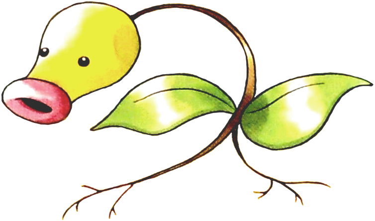 Bellsprout Pokemon PNG Isolated Photos