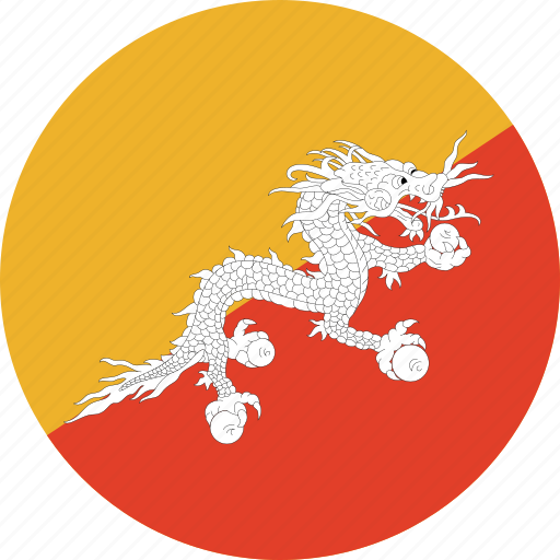 Bhutan Flag PNG Picture