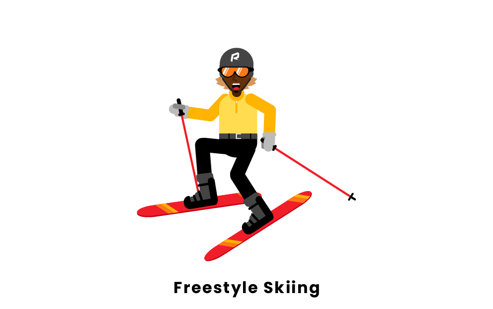Biathlon PNG Isolated Clipart