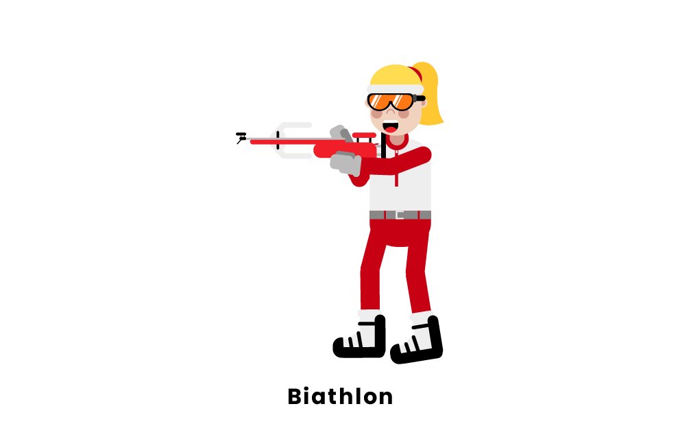 Biathlon PNG Isolated Photos
