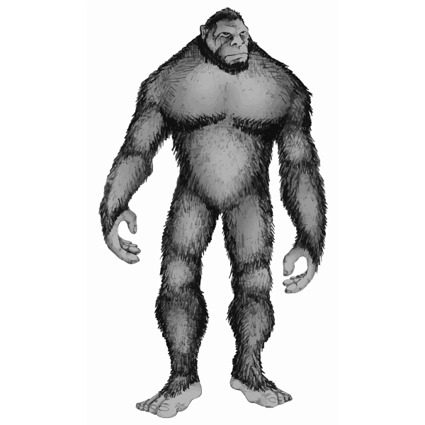Bigfoot PNG Isolated HD