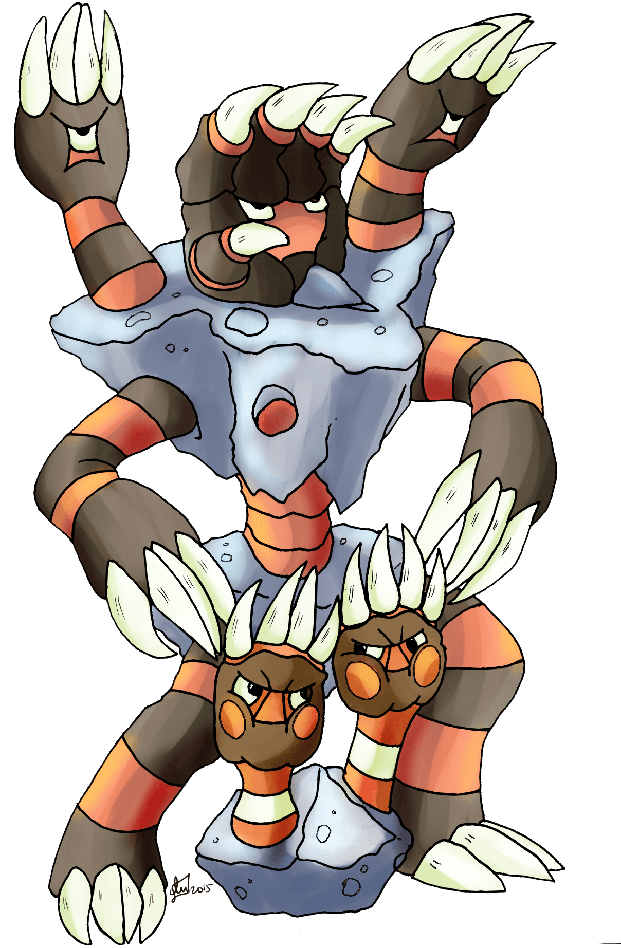 Binacle Pokemon PNG Picture